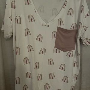 Oyster baby womens bamboo v neck